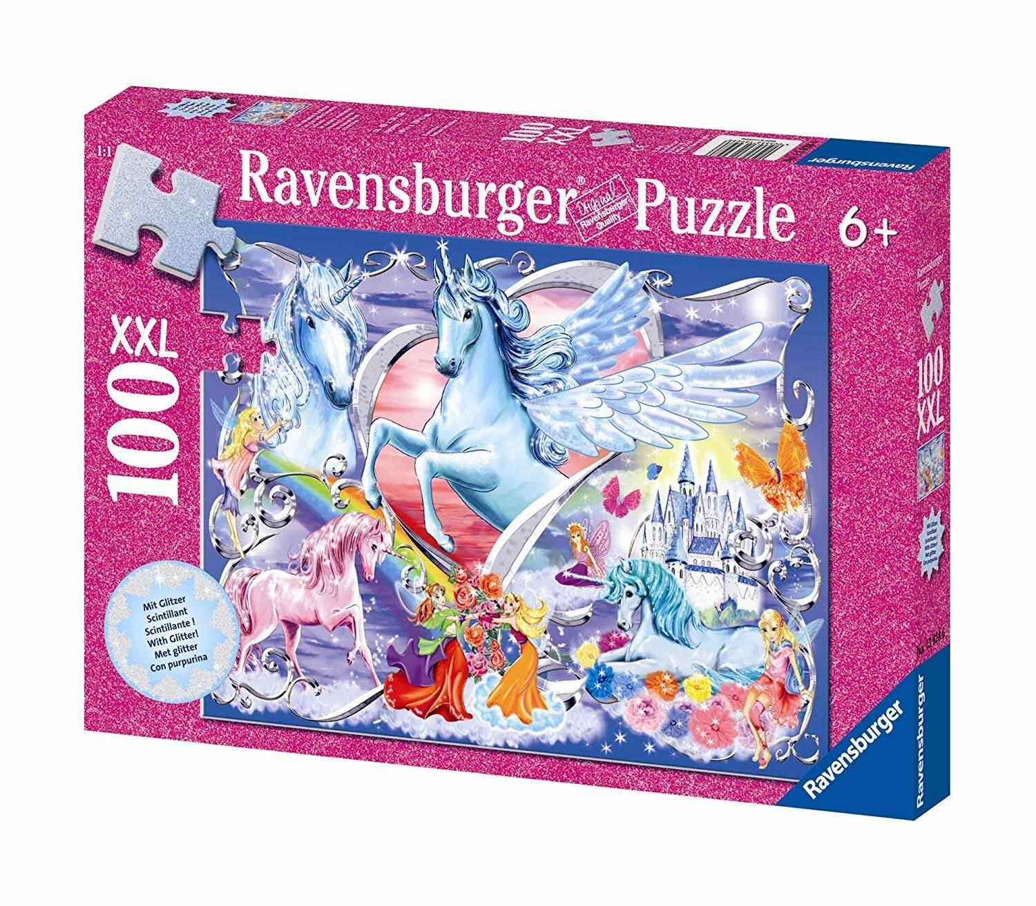 XXL Teile Puzzle Einhörner Glitzer 100 Ravensburger