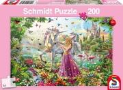 Schmidt Puzzle 200 Teile Schöne Fee im Zauberwald