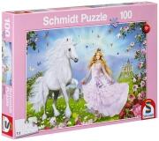 Schmidt Puzzle 100 Teile Prinzessin der Einhörner