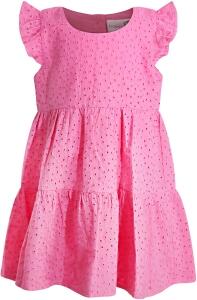 Happy Girls Kinderkleid Sommerkleid Lochstickerei pink