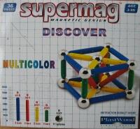 Supermag Konstruktionskasten magnetisch DISCOVER 36
