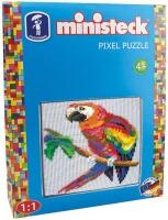 ministeck Pixel Puzzle Steckspiel Papagei
