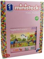ministeck Pixel Puzzle Steckspiel Ponyhof 4in1