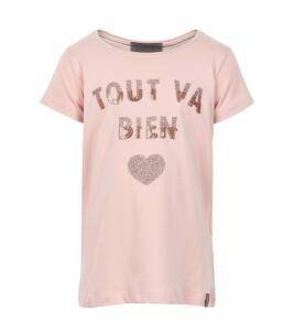 Creamie Kinder Mädchen T-Shirt TOUT VA BIEN rosa