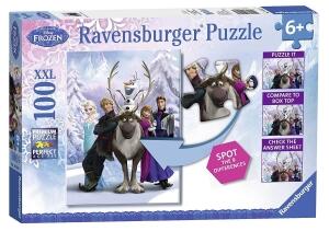 Ravensburger Puzzle XXL 100 Teile Frozen Eisige Unterschiede