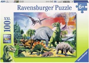 Ravensburger Puzzle XXL 100 Teile Unter Dinosauriern