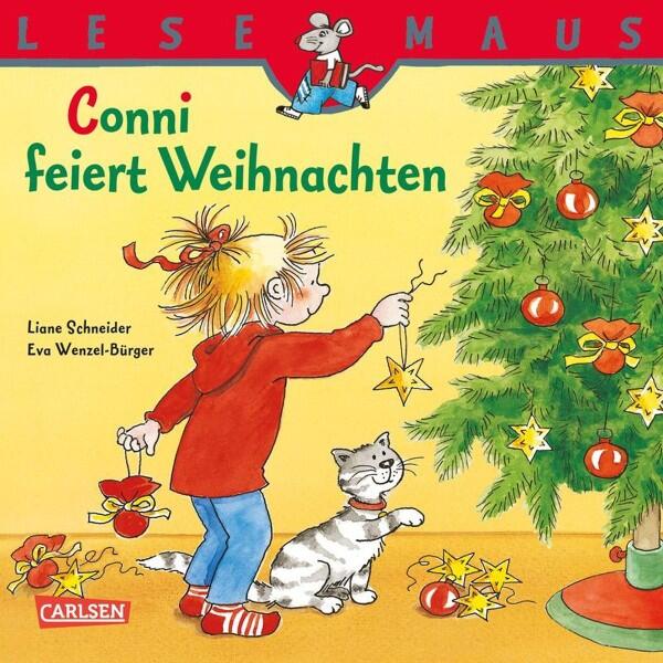 Carlsen Lesemaus Kinder-Buch Conni feiert Weihnachten