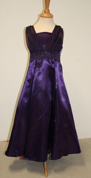 Joykids Blumenkind Mädchenkleid Prom violett